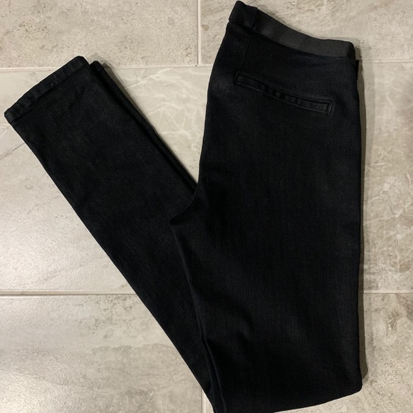 Helmut Lang- Black Waxed Legging Style Jeans - EUC - Picture 2 of 15